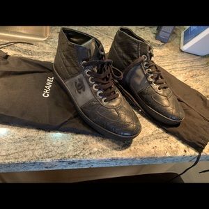 Chanel leather sneakers